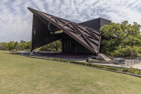 Miller Outdoor Theatre, a theatre for the performing arts, located at Hermann Park in downtown Houston, Texas