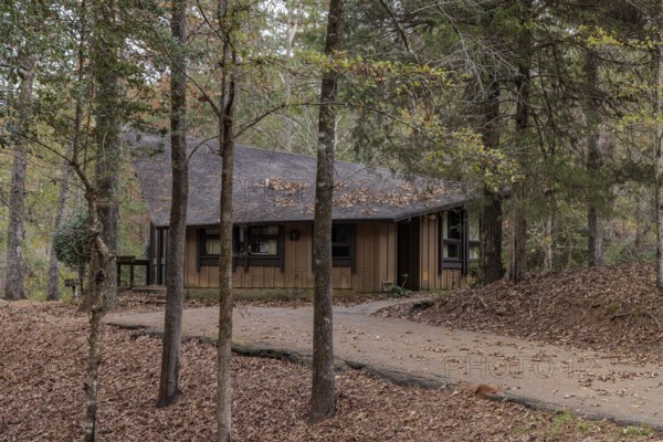 Rental cabin at Clarko State Park near Quitman, Mississippi, USA