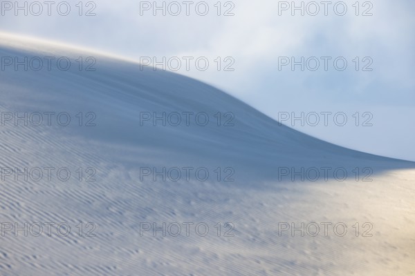 Sand dunes at White Sands National Park in Alamogordo, New Mexico, USA
