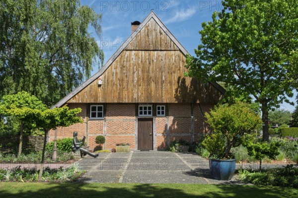 District educational garden, Kötterhaus, Burgsteinfurt, Steinfurt, Münsterland, North Rhine-Westphalia, Germany