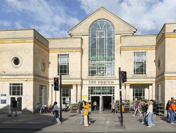 The Podium Waitrose supermarket shop city of Bath, north east Somerset, England, UK