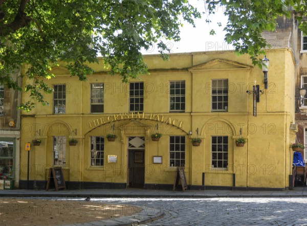 The Crystal Palace pub, Abbey Green, city of Bath, north east Somerset, England, UK
