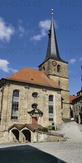 The Evangelical Lutheran St Laurentius Church in Thurnau, Kulmbach district, Upper Franconia, Bavaria, Germany