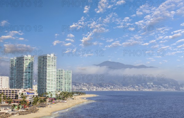 Puerto Vallarta vacation, Mexico. Scenic ocean and beach views of Nuevo Puerto Vallarta