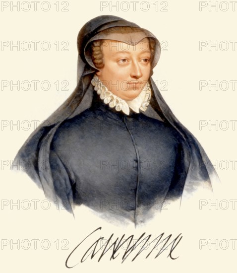 Catherine de' Medici, Catherine de Médicis, 1519-1589, Queen of France as the wife of King Henry II