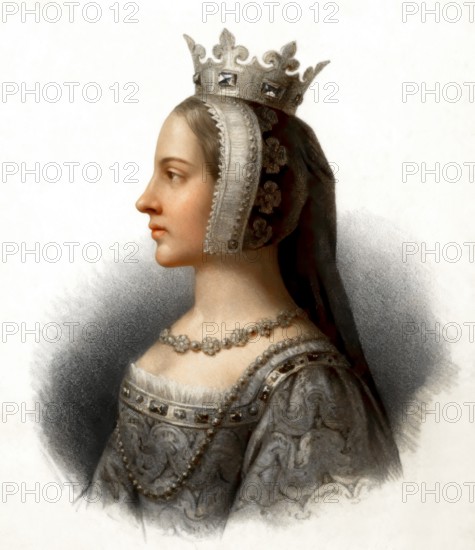 Joan I of Auvergne, Johanna I. von Auvergne, Jeanne I. d'Auvergne, 1326-1360, Queen of France the wife to King John II