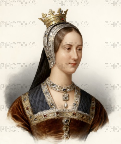 Mary Tudor, 1496-1533, Queen of France as the third wife of Louis XII of France