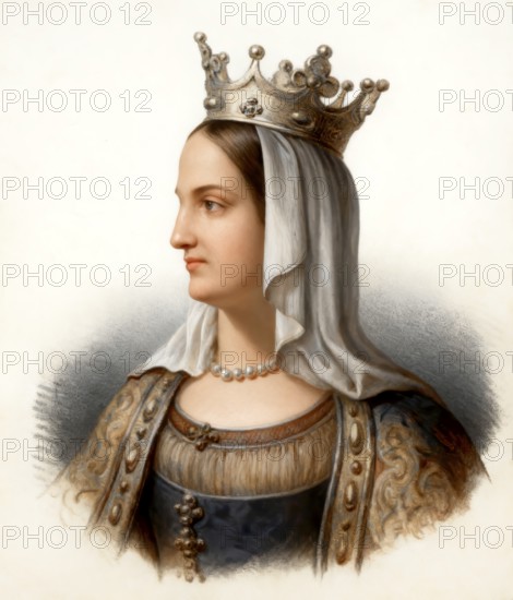 Jeanne d'Évreux, Johanna von Evreux, 1310-1371, the third wife of King Charles IV of France
