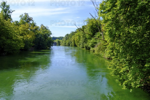 Alz, Altenmarkt an der Alz, Chiemgau, Upper Bavaria, Bavaria, Germany