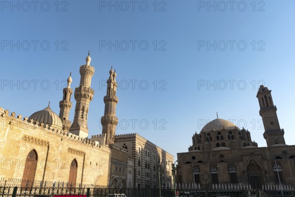 Cairo, Egypt. July 2nd 2024 Al-Azhar Mosque, it was the first mosque established in a city that eventually earned the nickname the City of a Thousand Minarets, Fatimid, Islamic Cairo, Egypt