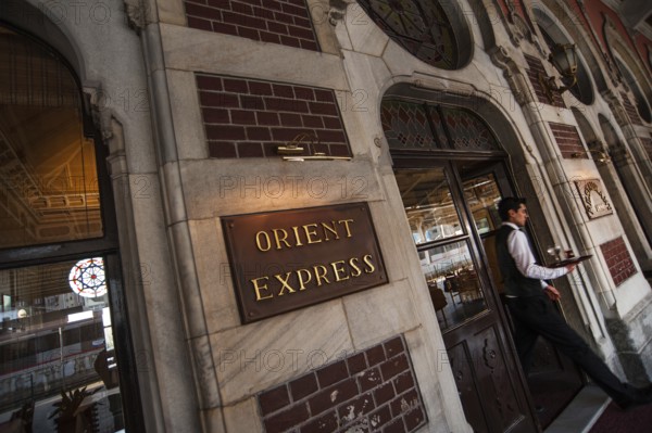 Istanbul, Turkey. March 31st 2017 The Orient Express Restaurant Sirkeci Gar, Train Station, Istanbul, Turkey