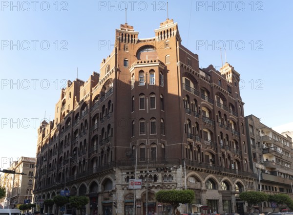 Cairo, Egypt. July 2nd 2024 Davies Bryan Building, built in 1910 and designed by a Welsh architect named Robert Williams, part of the rich architectural heritage of Downtown Cairo, Egypt