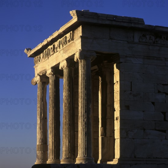 Temple of Athena Nike, Acropolis, general view from the south, Athens, Greece