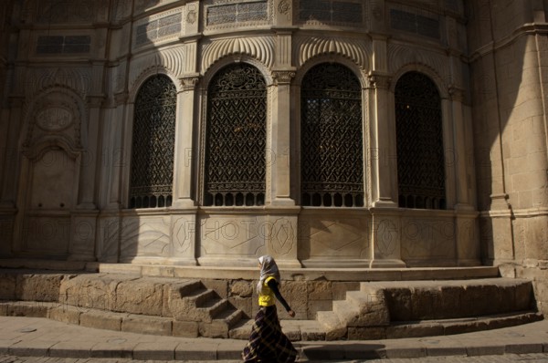 Cairo, Egypt, April 13th 2006. Restored Sabil along Sharia Muiz Khan al Khalili Bazaar Cairo, Egypt