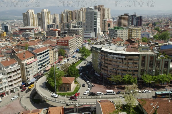 Bursa, Turkey. April 21st 2014 Skyline of the Turkish city of Bursa, Turkey