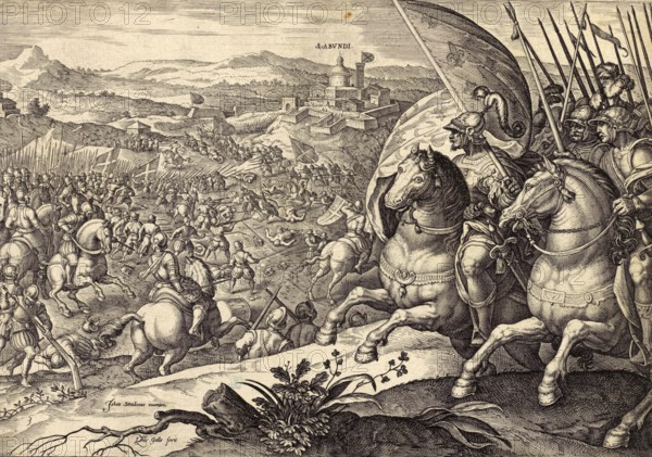 History of the Medici, Battle of Scannagallo, Battle of Marciano, took place on August 2, 1554 between the French-Sienese army under the command of Piero Strozzi and the Spanish-Medicean army hired by Emperor Charles V under Cosimo I de' Medici