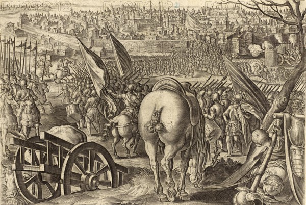 History of the Medici, Giovanni de' Medici leads imperial troops entering Milan through a breach in the city wall. Giovanni de' Medici, Giovanni dalle Bande Nere, delle Bande Nere (born 6 April 1498, died 30 November 1526), Italian condottiere