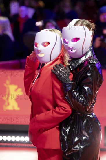 Tina Ruland and Isabell Horn on the Red Carpet at the premiere of the film The Testament Of Ann Lee at the Berlinale at the Berliner Theater am Potsdamer Platz on 19.02.2026. The 76th Berlin International Film Festival will take place from February 12 to 22, 2026, Germany