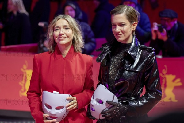 Tina Ruland and Isabell Horn on the Red Carpet at the premiere of the film The Testament Of Ann Lee at the Berlinale at the Berliner Theater am Potsdamer Platz on 19.02.2026. The 76th Berlin International Film Festival will take place from February 12 to 22, 2026, Germany