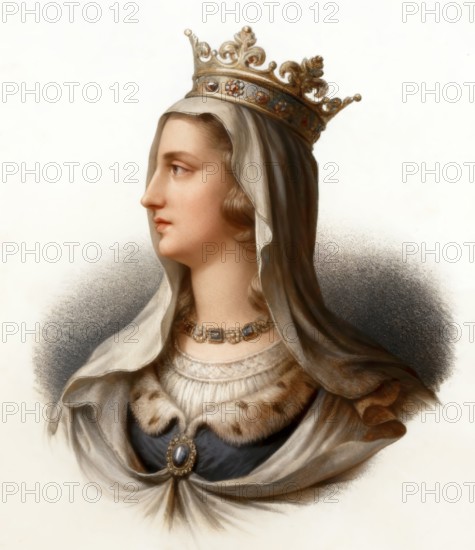Isabella, Isabelle d'Aragon, Isabella von Aragón, 1248-1271, infanta of Aragon, Queen consort of France as wife of Philip III