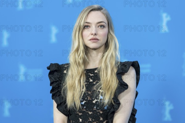 Amanda Seyfried during the photocall for the film The Testament of Ann Lee at the Berlinale at the Hyatt Hotel Berlin on 19.02.2026. The 76th Berlin International Film Festival will take place from February 12 to 22, 2026