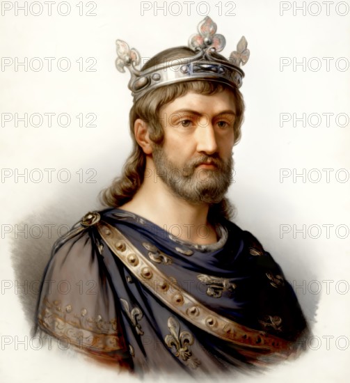 Theuderic IV, Thierry IV. c. 712-737, or Theuderich, Theoderic, Theodoric, Merovingian King of the Franks