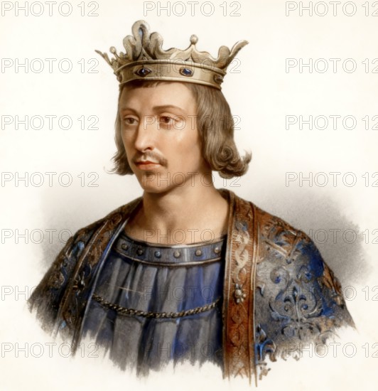 Childebert III, called the Just, 670 or 683-711, Merovingian King of the Franks