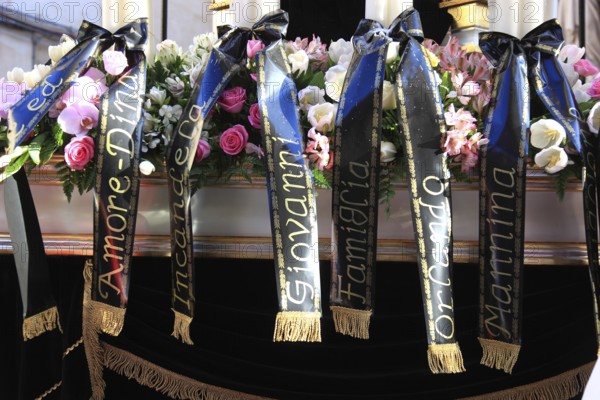 Sicily, Trapani, Good Friday mystery procession La Processione dei Misteri, grinding at a misteria