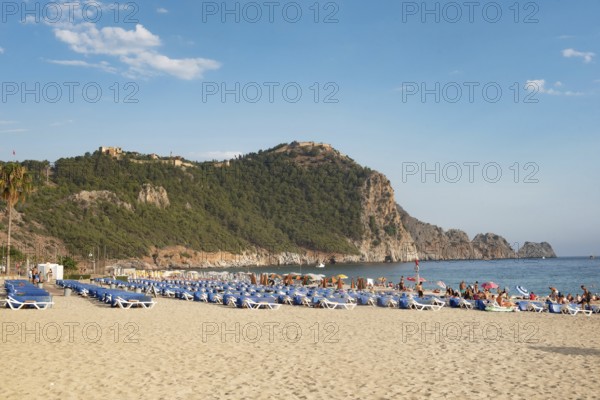 Cleopatra beach, named after the Egyptian Queen in the Turkish holiday resort town of Alanya on the Mediterranean coast of Turkey, the Turkish Riviera