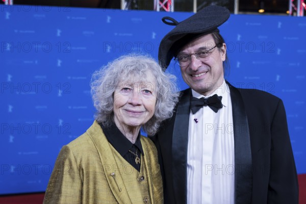Ulrike Ottinger (director, screenwriter) and Alexander Dumreicher-Ivanceanu (Austrian film producer) on the red carpet in front of the premiere of the film Die Blutgräfin at the Berlinale in the Zoo Palast on 16.02.2026. The 76th Berlin International Film Festival will take place from 12 to 22 February 2026