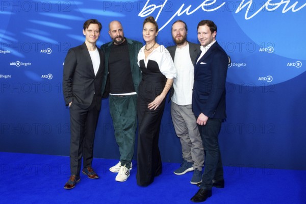 Jonas Nay, Christoph Schier, Jeanette Hain, Markus Kaatsch, Jakob Pochlatko, BLUE HOUR, Photo Call, Hotel Telegraph Office, Berlin, 13.02.2026