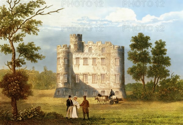 Monzie Castle, Perth and Kinross, Scotland, Great Britain, 19th century