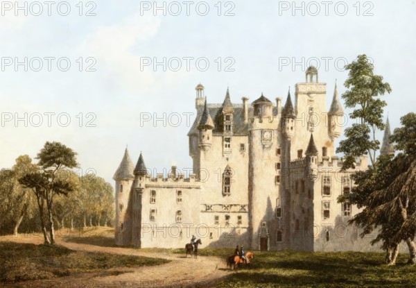 Doune Castle, Doune, in the Stirling district of central Scotland, Great Britain