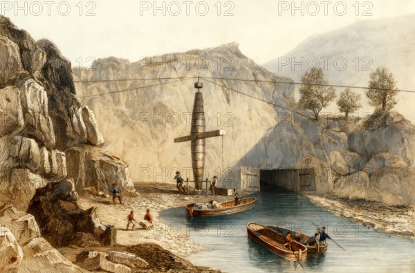 Entrance to the Worsley Navigable Levels, Worsley, City of Salford, England, United Kingdom