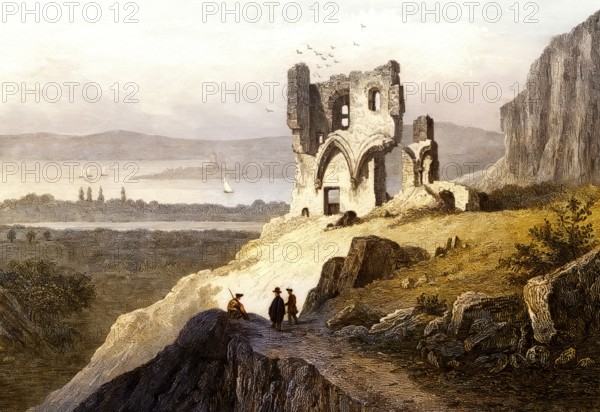 Saint Anthony's Chapel, Holyrood Park, Edinburgh, Scotland, 19th century