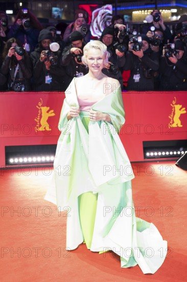 Pamela Anderson on the Red Carpet in front of the premiere of Rosebush Pruning at the Berlinale at the Theater am Potsdamer Platz on 14.02.2026. The 76th Berlin International Film Festival will take place from February 12 to 22, 2026