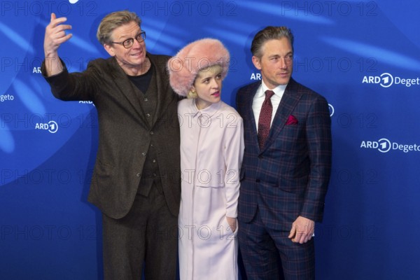 Achim von Borries, Liv Lisa Fries, Volker Bruch, BLUE HOUR, Photo Call, Hotel Telegraph Office, Berlin, 13.02.2026