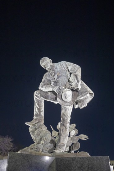 Phoenix, Arizona - The Arizona Peace Officers Memorial in Wesley Bolin Memorial Plaza, adjacent to the Arizona State Capitol complex