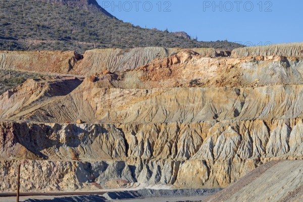 Kearny, Arizona - A part of Asarco's huge Ray Mine, one of the largest copper mines in the U.S. Asarco is owned by Grupo Mexico, the largest mining company in Mexico