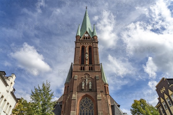The Roman Catholic parish church of St. Lamberti in Gladbeck, Ruhr area, North Rhine-Westphalia, Germany
