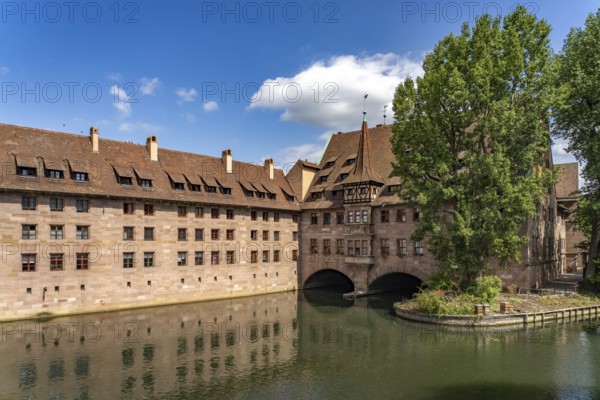 The Holy Spirit Hospital in Nuremberg, Bavaria, Germany