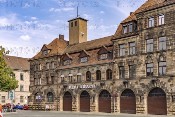 The old fire station in Fürth, Middle Franconia, Bavaria, Germany