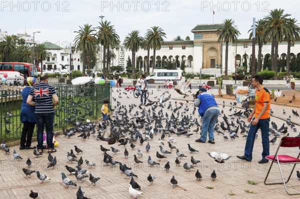 Place Mohammed V and Palace of Justice, Casablanca, Morocco