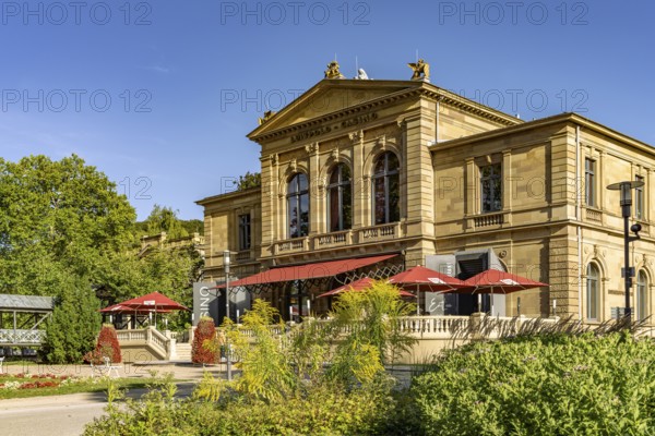 The Staatliche Spielbank Luitpold-Casino in Staatsbad Kissingen, Lower Franconia, Bavaria, Germany