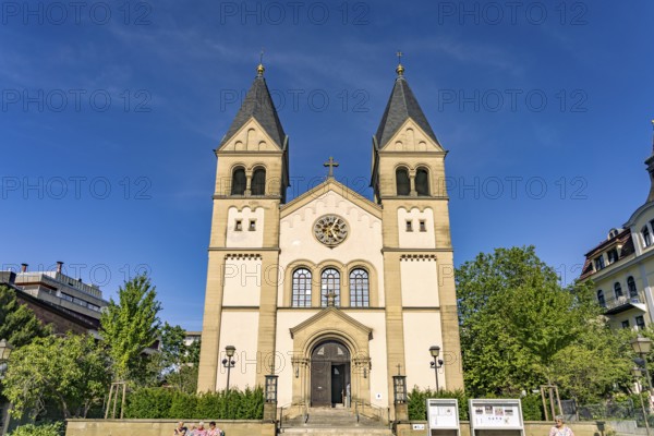 The Protestant Church of the Redeemer in Bad Kissingen State Bath, Lower Franconia, Bavaria, Germany