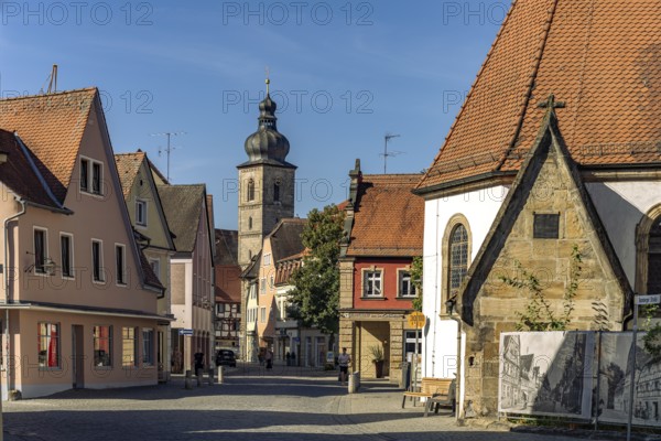 Old Town and Church of St. Martin in Forchheim, Upper Franconia, Bavaria, Germany
