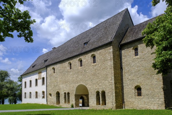 Torhalle, Fraueninsel, Chiemsee, Chiemgau, Upper Bavaria, Bavaria, Germany