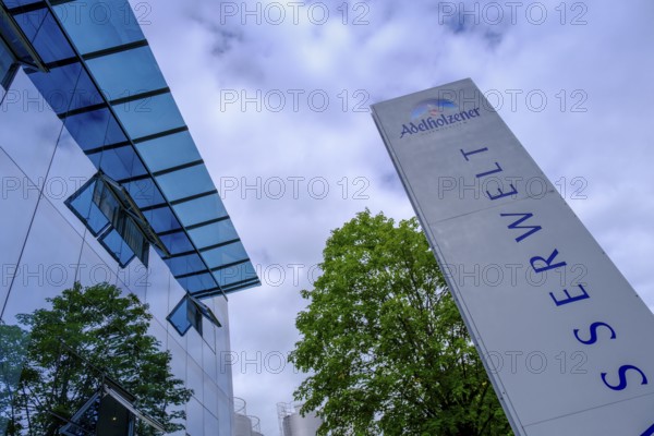 Wasserwelt, Mineralwasser, Bad Adelholzen, Chiemgau, Upper Bavaria, Bavaria, Germany