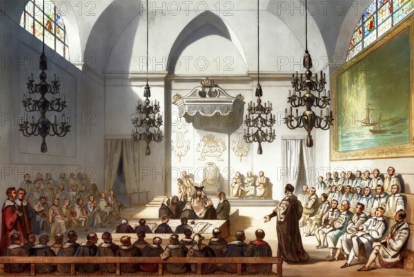 The House of Lords, upper house, London, England, 19th century