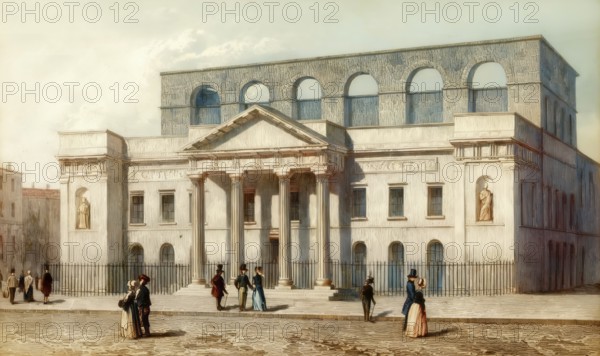 The Theatre Royal, Covent Garden, West End, London, England, 18th century